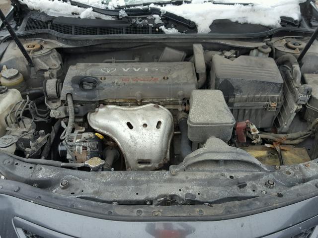 4T1BE46K87U023390 - 2007 TOYOTA CAMRY NEW GRAY photo 7