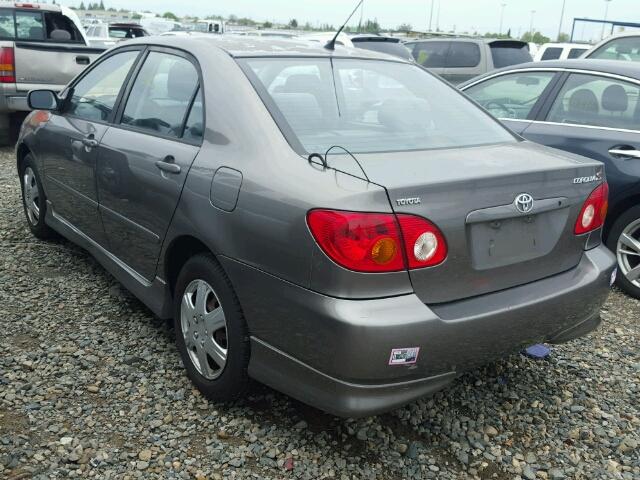 1NXBR32E43Z174364 - 2003 TOYOTA COROLLA CE GRAY photo 3