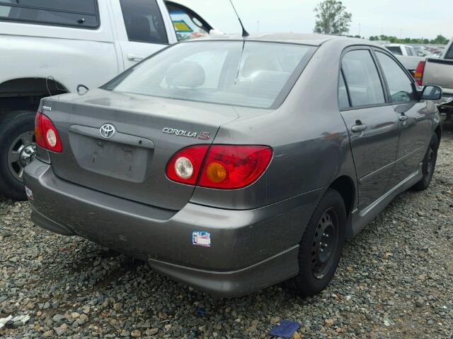 1NXBR32E43Z174364 - 2003 TOYOTA COROLLA CE GRAY photo 4