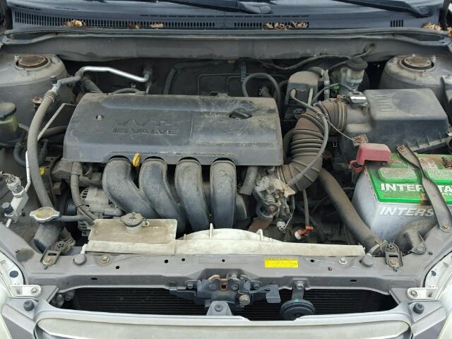 1NXBR32E43Z174364 - 2003 TOYOTA COROLLA CE GRAY photo 7