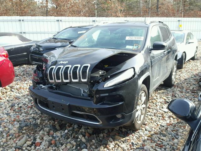 1C4PJMDB3HW665949 - 2017 JEEP CHEROKEE L BLACK photo 2