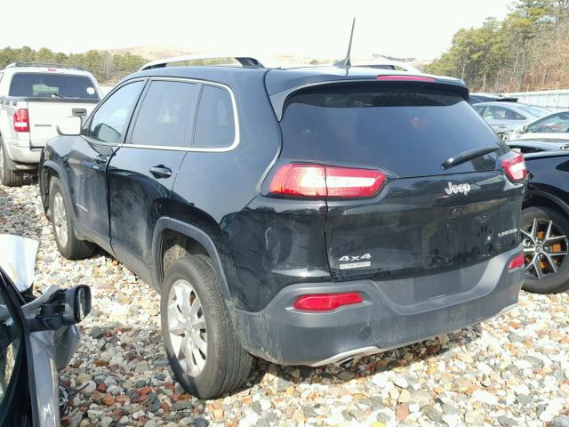 1C4PJMDB3HW665949 - 2017 JEEP CHEROKEE L BLACK photo 3