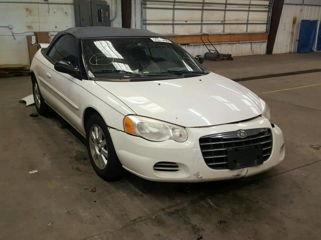 1C3EL75R25N535214 - 2005 CHRYSLER SEBRING GT WHITE photo 1