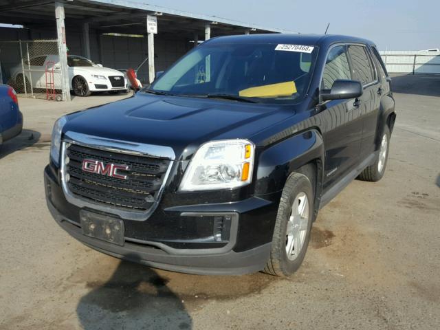 2GKFLSEK5G6146312 - 2016 GMC TERRAIN SL BLACK photo 2