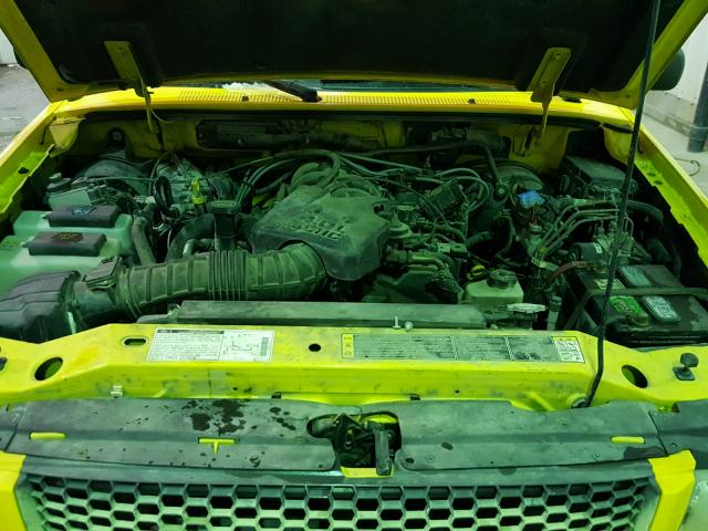 1FTZR15E81PA72130 - 2001 FORD RANGER SUP YELLOW photo 7