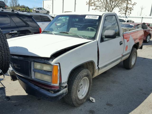 1GTDC14Z4NZ512449 - 1992 GMC SIERRA C15 RED photo 2