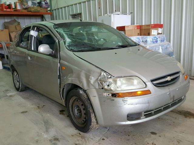 KL1TD52664B257102 - 2004 CHEVROLET AVEO SILVER photo 1