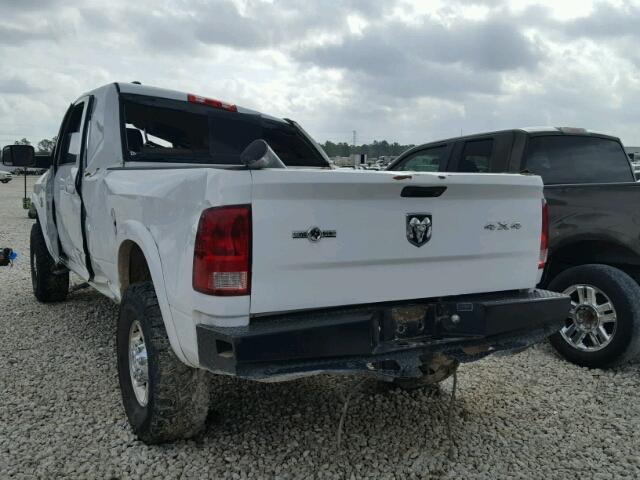 3D73Y3HL1AG163653 - 2010 DODGE RAM 3500 WHITE photo 3