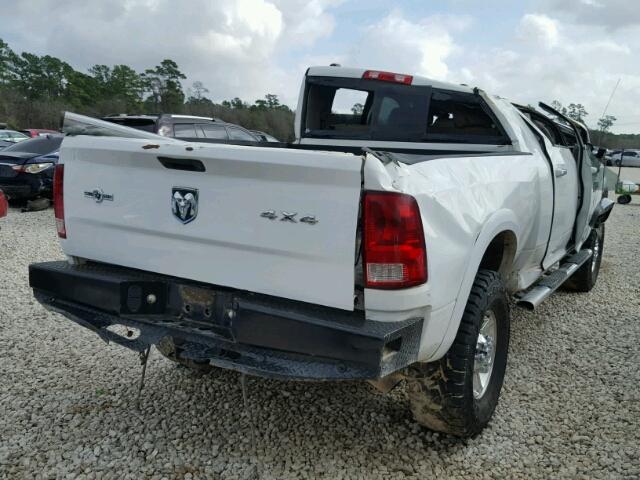 3D73Y3HL1AG163653 - 2010 DODGE RAM 3500 WHITE photo 4