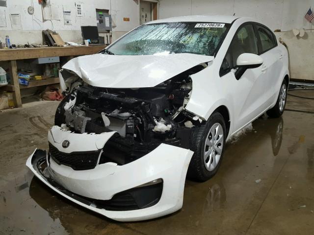 KNADM4A39G6606441 - 2016 KIA RIO LX Սպիտակ լուսանկար 2