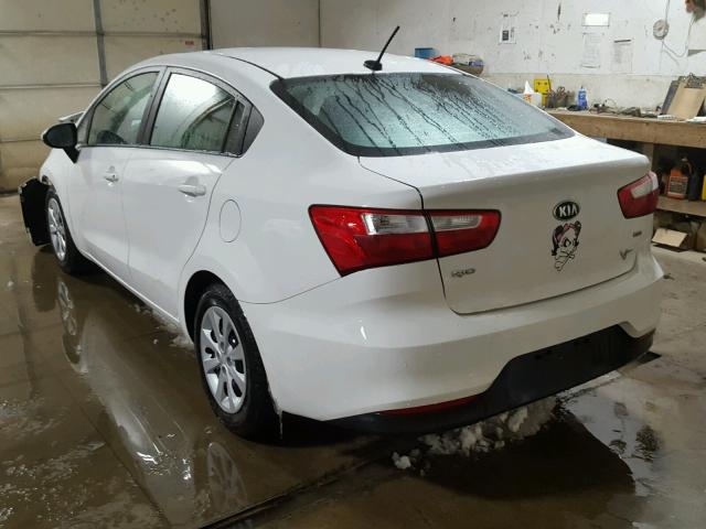 KNADM4A39G6606441 - 2016 KIA RIO LX Սպիտակ լուսանկար 3