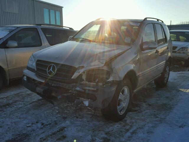 4JGAB57E13A410054 - 2003 MERCEDES-BENZ ML 350 GOLD photo 2