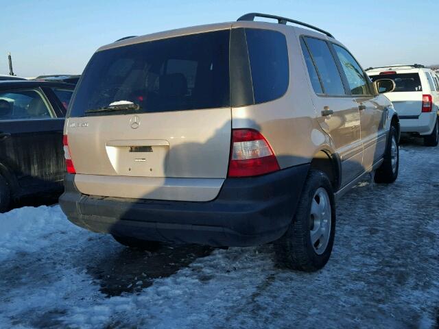 4JGAB57E13A410054 - 2003 MERCEDES-BENZ ML 350 GOLD photo 4