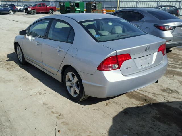 1HGFA16866L151301 - 2006 HONDA CIVIC EX ვერცხლისფერი ფოტო 3