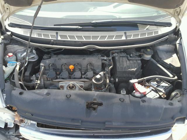 1HGFA16866L151301 - 2006 HONDA CIVIC EX ვერცხლისფერი ფოტო 7