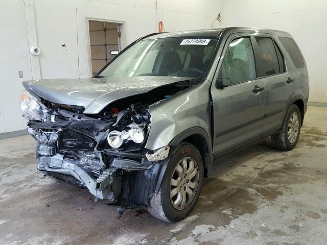 JHLRD68816C013987 - 2006 HONDA CR-V EX GRAY photo 2