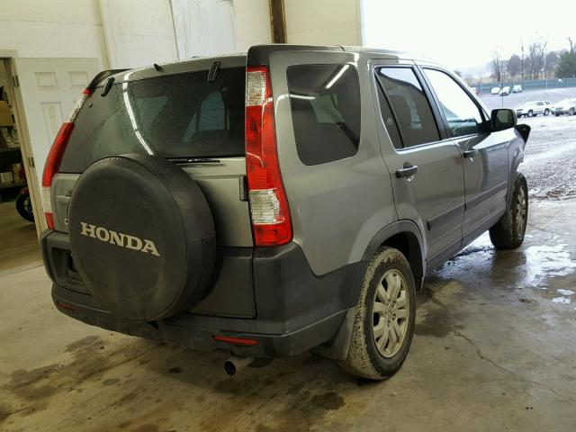 JHLRD68816C013987 - 2006 HONDA CR-V EX GRAY photo 4