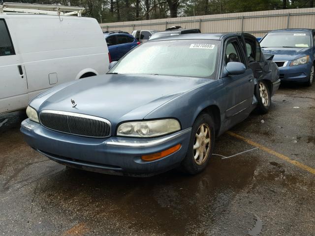 1G4CW54K024182584 - 2002 BUICK PARK AVENU BLUE photo 2