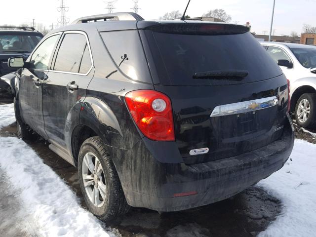 2GNALDEK8D1190693 - 2013 CHEVROLET EQUINOX LT BLACK photo 3