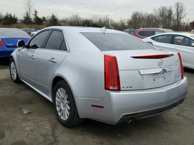 1G6DE5EY6B0147427 - 2011 CADILLAC CTS LUXURY SILVER photo 3