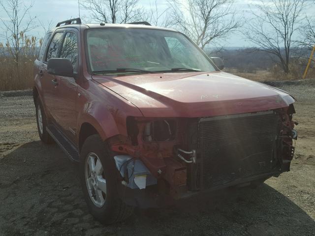 1FMCU03198KE02195 - 2008 FORD ESCAPE XLT RED photo 1