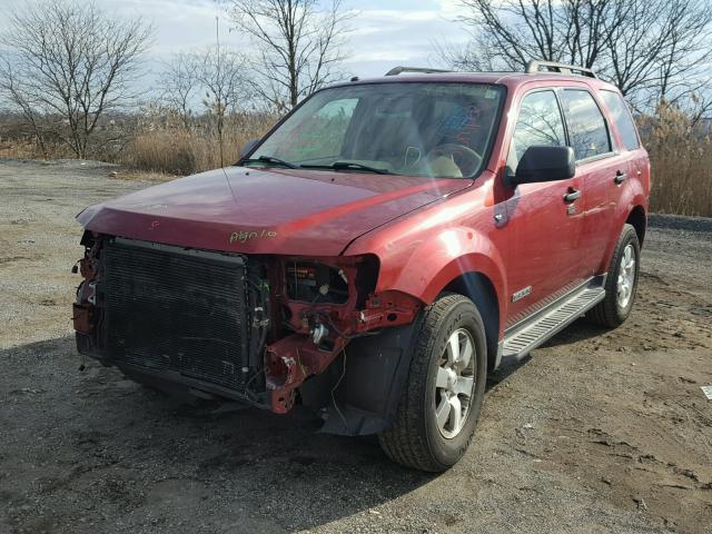 1FMCU03198KE02195 - 2008 FORD ESCAPE XLT RED photo 2