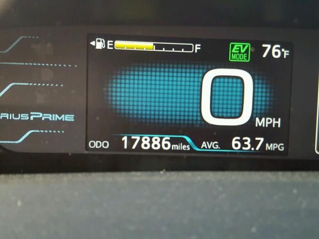 JTDKARFP4H3001869 - 2017 TOYOTA PRIUS PRIM 棕色 照片 8