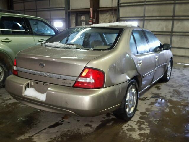 1N4DL01A91C213339 - 2001 NISSAN ALTIMA GXE GOLD photo 4