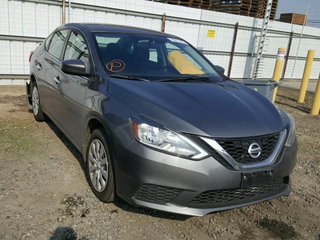 3N1AB7AP5GY317181 - 2016 NISSAN SENTRA S CHARCOAL photo 1