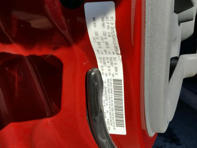 1J8HH48NX6C253720 - 2006 JEEP COMMANDER წითელი ფოტო 10