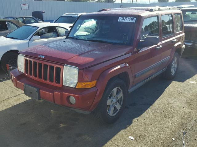 1J8HH48NX6C253720 - 2006 JEEP COMMANDER წითელი ფოტო 2