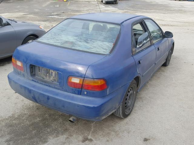 1HGEG854XRL015713 - 1994 HONDA CIVIC DX BLUE photo 4