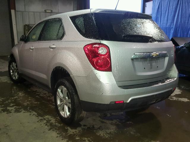 2GNALAEK6E1133179 - 2014 CHEVROLET EQUINOX LS SILVER photo 3