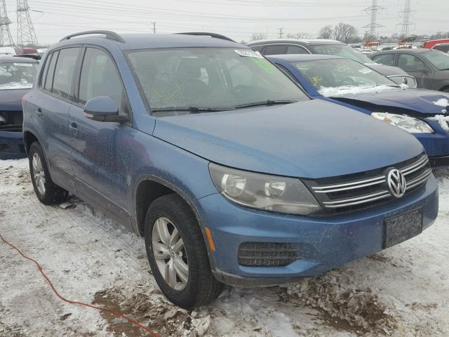 WVGBV7AX1HW512059 - 2017 VOLKSWAGEN TIGUAN S BLUE photo 1