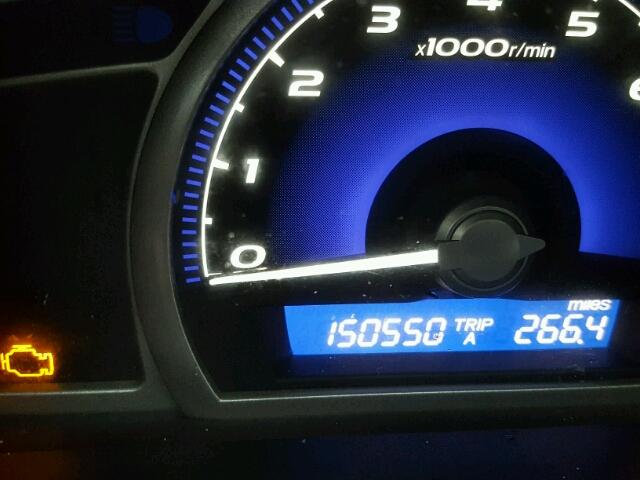 2HGFA16848H305911 - 2008 HONDA CIVIC EX ნაცრისფერი ფოტო 8