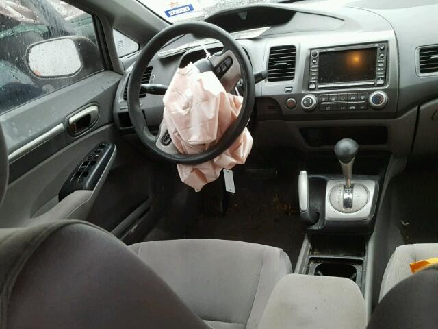 2HGFA16848H305911 - 2008 HONDA CIVIC EX ნაცრისფერი ფოტო 9