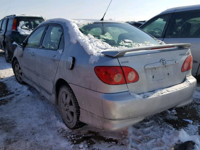 1NXBR32E98Z956747 - 2008 TOYOTA COROLLA CE SILVER photo 3