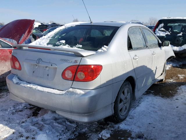 1NXBR32E98Z956747 - 2008 TOYOTA COROLLA CE SILVER photo 4