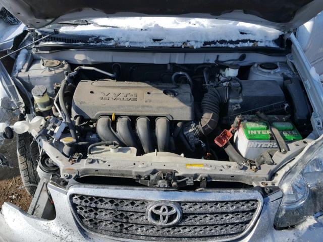 1NXBR32E98Z956747 - 2008 TOYOTA COROLLA CE SILVER photo 7