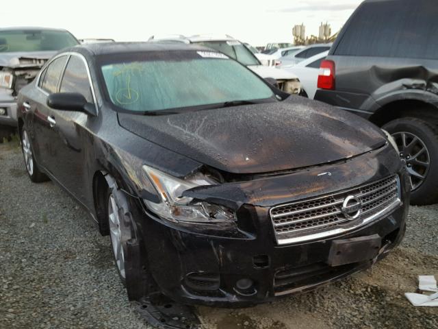 1N4AA5AP2AC852480 - 2010 NISSAN MAXIMA S BLACK photo 1