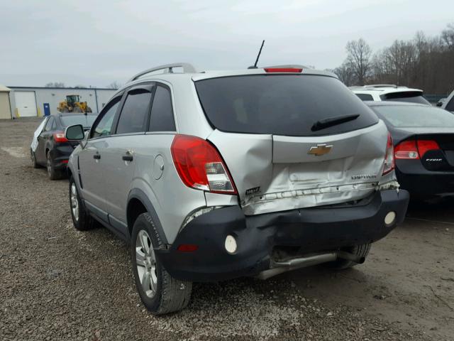 3GNAL2EK6ES659113 - 2014 CHEVROLET CAPTIVA LS SILVER photo 3