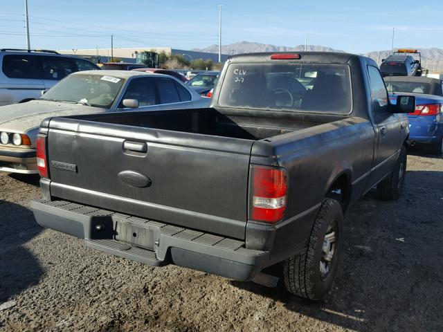 1FTYR10D66PA27611 - 2006 FORD RANGER BLACK photo 4