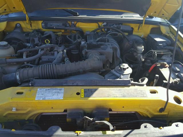 1FTYR10D66PA27611 - 2006 FORD RANGER BLACK photo 7