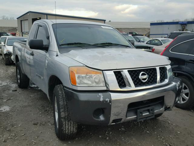 1N6BA06A98N307443 - 2008 NISSAN TITAN XE SILVER photo 1