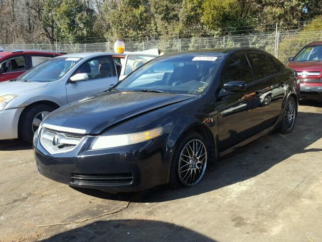 19UUA66254A065289 - 2004 ACURA TL BLACK photo 2