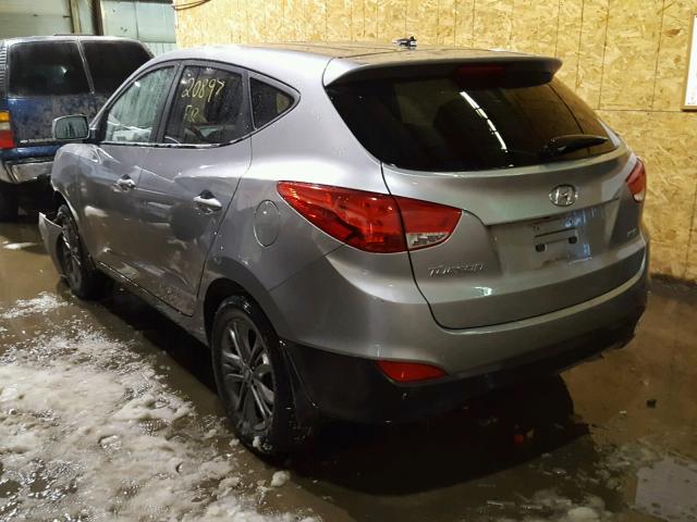 KM8JTCAF0FU027079 - 2015 HYUNDAI TUCSON GLS GRAY photo 3