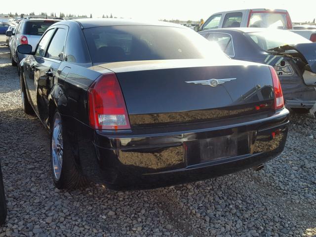 2C3KA43R87H619611 - 2007 CHRYSLER 300 BLACK photo 3