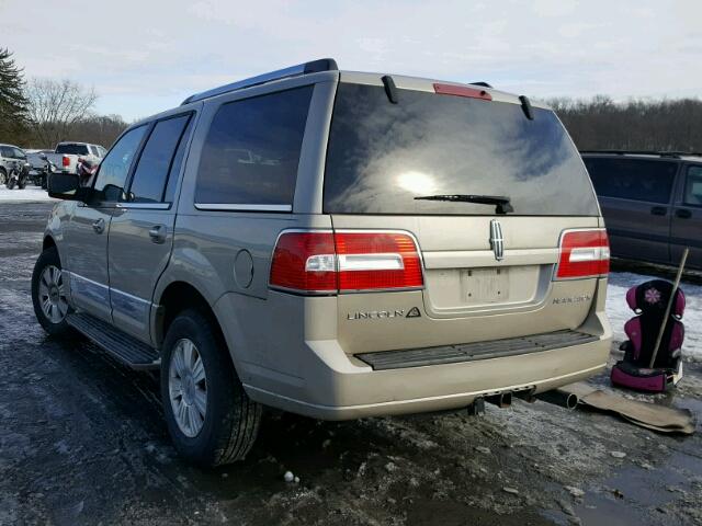 5LMFU28577LJ18302 - 2007 LINCOLN NAVIGATOR BEIGE photo 3