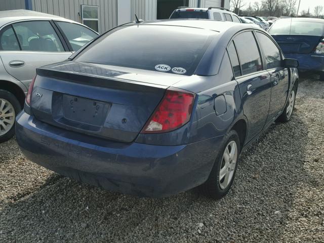 1G8AJ55F37Z119611 - 2007 SATURN ION LEVEL BLUE photo 4