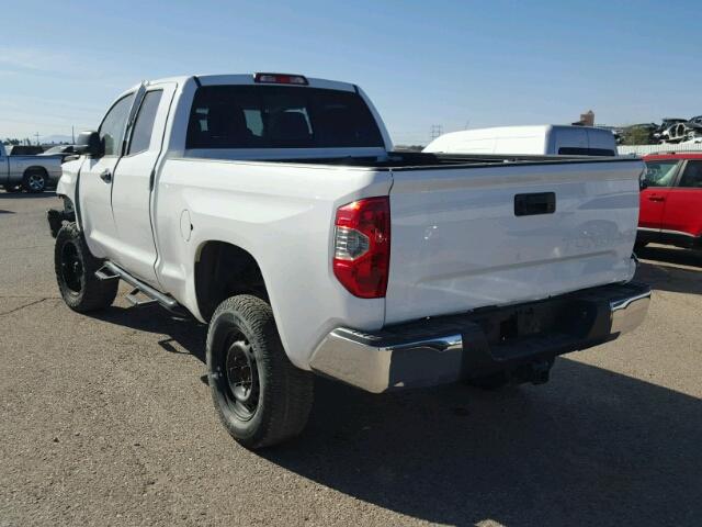 5TFUY5F15EX375629 - 2014 TOYOTA TUNDRA DOU WHITE photo 3